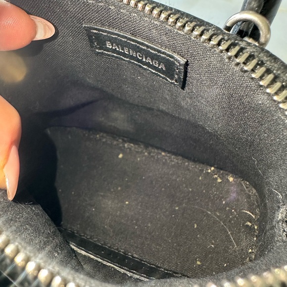 Balenciaga Logo Ville bag Crocodile embossed leather - Picture 5 of 7